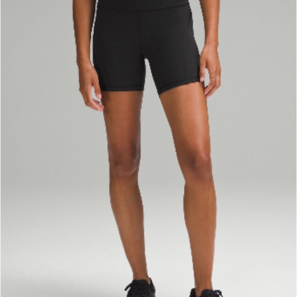 Lululemon Wunder Train Mesh Panel High Rise Short 6”
